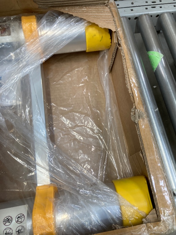 Photo 1 of *Dirty* Telescoping Ladder, 15.5FT Aluminum Collapsible Ladder w/Non-Slip Feet, Telescopic Ladders Heavy Duty Ladder for Household, Outdoor Work 330 lbs Load