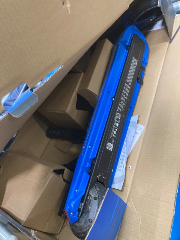 Photo 1 of *Dirty* Aero iSporter Kids Electric Scooter | Hand Accelerator & LED Lights | Electric Scooters for Boys Girls Ages 8-12 | Rubber Deck Mat, Battery Indicator & Adjustable Heights