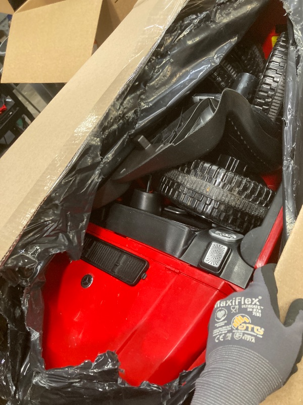 Photo 1 of *Dirty* 12V Kids Ride on Car, Licensed Mercedes Benz G63 Car for Kids w/Remote Control, Safety Lock, Soft Start, Wheels Suspension, LED Light, Bluetooth, Music Battery Powered Kids Cars to Drive, Red
