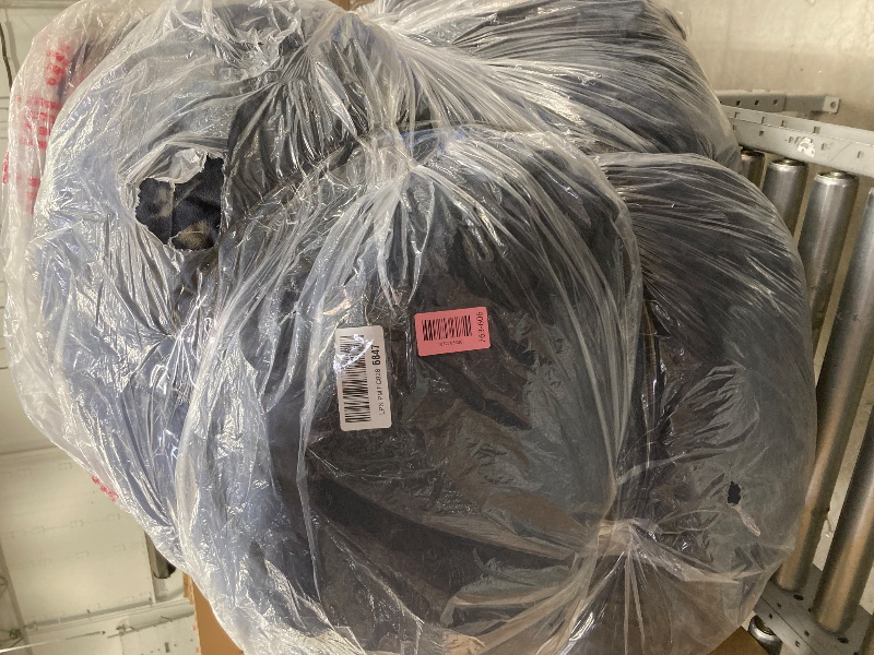 Photo 1 of *Dirty* Amazon Basics Large Bean Bag Chair for Adults, 5 ft Memory Foam Filled with Solid Microfiber Cover, Blue, for Living Room, Bedroom, Dorm, Reading Chair