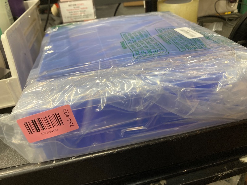 Photo 1 of **ONLY ONE***Toy Car Storage Organizer Case Compatible with Hot Wheels/for Matchbox Cars. Display Carrying Container Holder for LOL Surprise Dolls/for Shopkins with 48 Compartments Double Sided-Blue (Box Only)