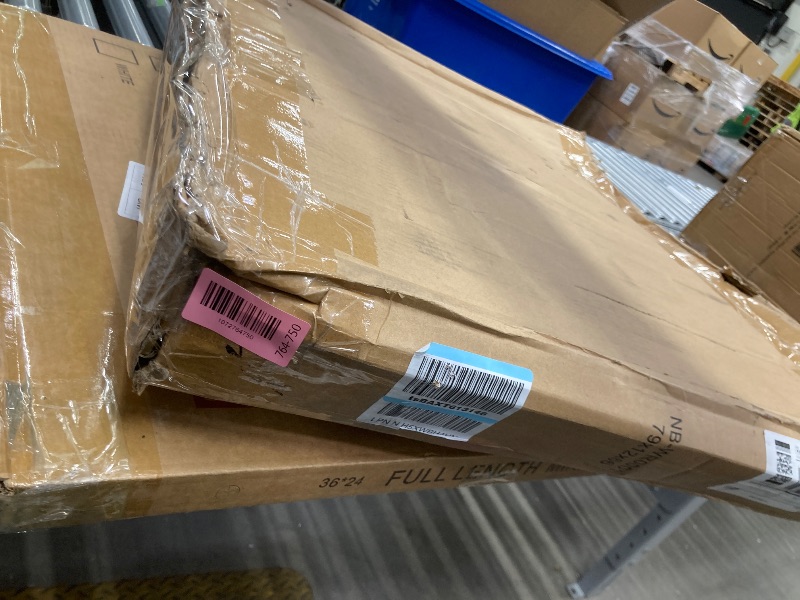 Photo 1 of ***DAMAGED -SELLING AS PARTS ONLY*** Hadulcet Adjustable C Table with Charging Station, Tiltable Desk C Shaped End Table for Couch, Over Bed Table with Wheels Adjustable Height, Hospital Table Laptop Stand Drawing Desk, Rustic Brown  ***BOX RIPPED/TORN***