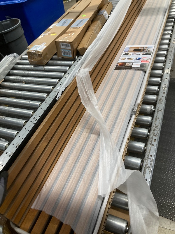 Photo 1 of *Part of box missing/Damage to box* Art Slat Panels, Brown