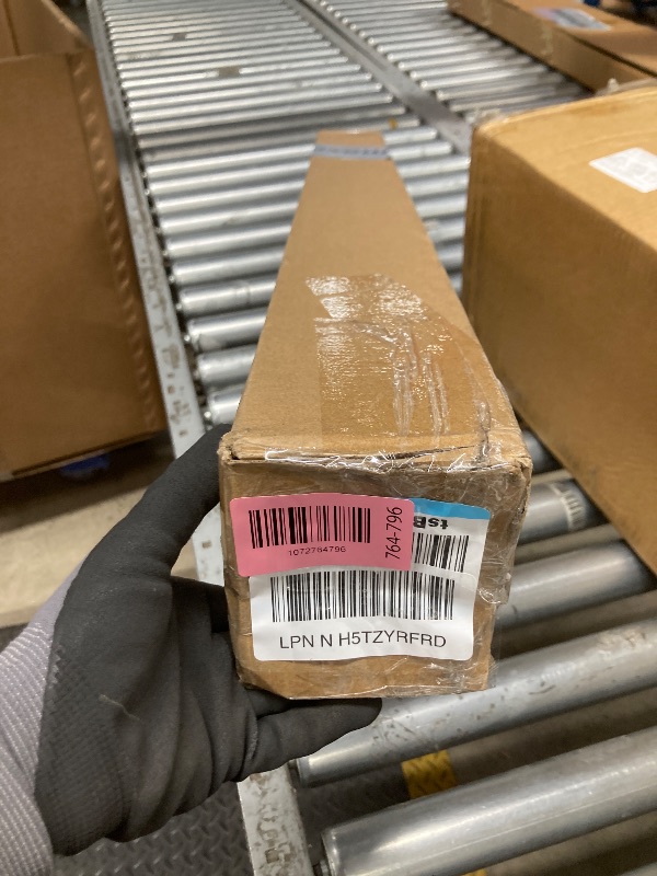 Photo 1 of 1 Inch Gold Curtain Rods for Windows 36 to 72 Inches (3 to 6 ft), USFOOK Telescoping Single Drapery Rod, Decorative Curtain Rod with Luxury Translucent Finials