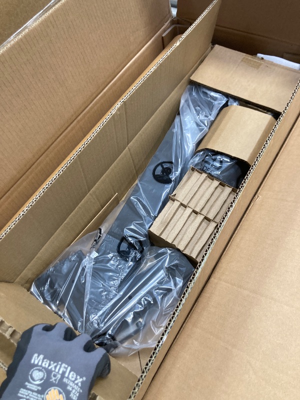 Photo 1 of *Glass pieces inside box* *Tub missing* CHARMELEON Wood Pellet Fire Pits for Outside – Portable Wood Pellet Heater – Painted Stainless Steel Outdoor Fire Pit for Backyard – Patio Rocket Stove – Matte Black-S