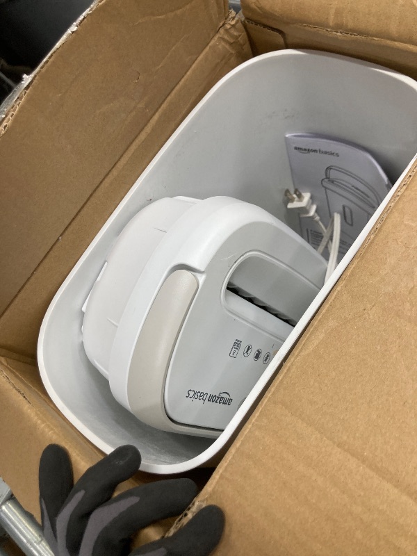 Photo 1 of *PARTS ONLY* Amazon Basics 8-Sheet Cross Cut Paper and Credit Card Shredder for Security, Heavy Duty, White
