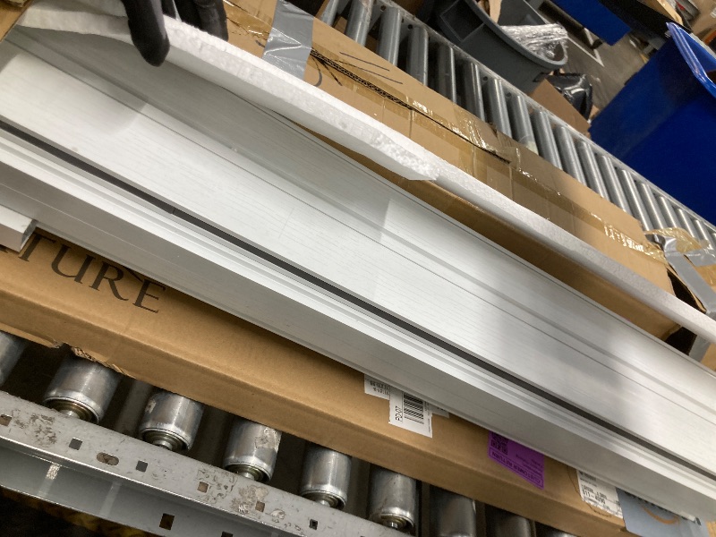 Photo 1 of *Damage to box* *Unknow if anything is missing* DIYHD 38X80in Glass Accordion Door with Latch&Handle, Double-Layer Thickened PVC Folding Interior Door with Frosted Acrylic - Blocks Views, Lets Light In, Easy Install for Closet, Utility&Room Divider