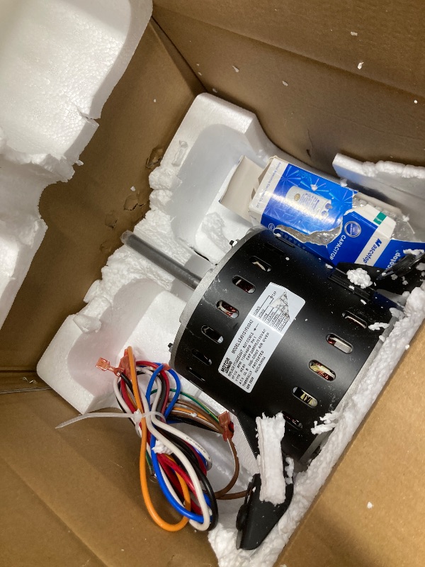 View 2 of *Scratches* 0131F00042SP Blower Fan Motor fit for Goodman Amana Janitrol Furnace, 1/2HP 115V 1130RPM/4Speeds 7.0A 375W Replaces B13400-24S 0131F00022SP Y7L623E203T LEUNGOO