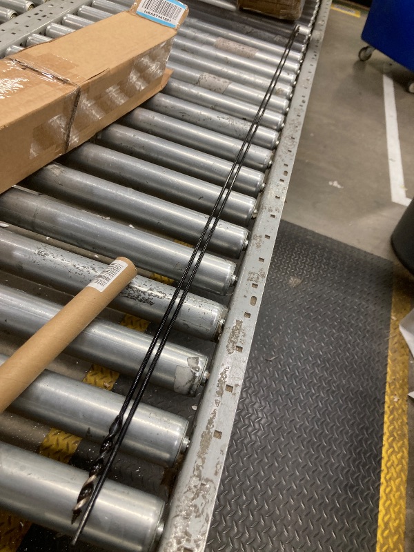 Photo 1 of *Paint damage* Flexible Installer Drill Bit for Pulling Wires Through Walls Ceilings and Sidewalks, 54-Inch Long, 3/8-Inch Auger with a Fish Eye Hole and Screw Point, 3/16" 3-Flat Anti-Slip Shank.