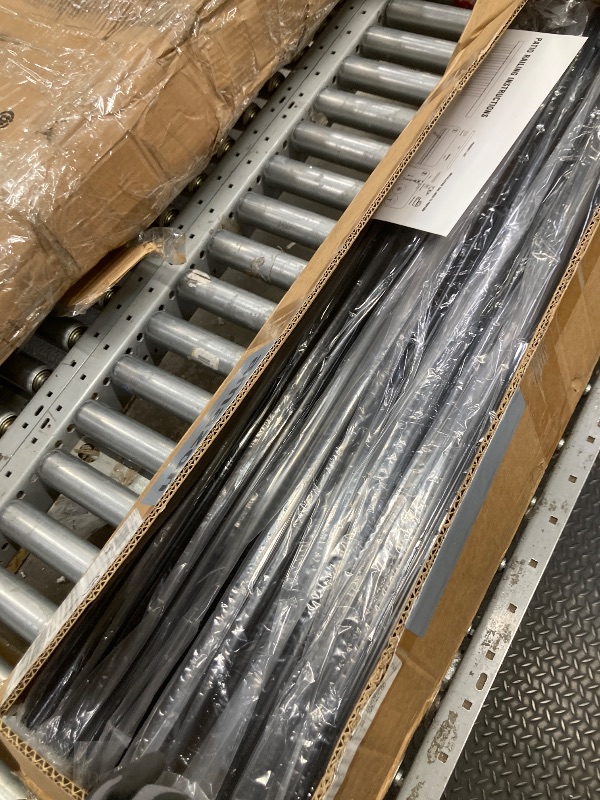 Photo 1 of 100 Pack 36" Aluminum Deck Balusters, 3/4" Diameter Black Metal Deck Spindles with Connectors and Screws, Hollow Round Aluminum Deck Balusters for Deck Railing, Staircase, Porch, Patio, etc
