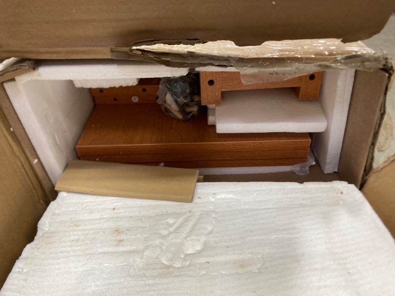 Photo 1 of **NO ASSEMBLY INSTRUCTIONS***CABIHOME 71" Long Dining Table for 6-8, Rectangular Farmhouse Kitchen Dining Room Table w/Wider H Legs & Wooden Tabletop, Sturdy Frame, Wood Strip Base, for Apartment, Kitchen, Dining, Cherry**NO ASSEMBLY INSTRUCTIONS***