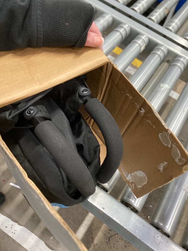 Photo 1 of ***,MISSING 2 WHEELS -SELLING AS PARTS ONLY*** Ingenuity 3D Mini Convenience Stroller – Lightweight Stroller with Compact Fold, Multi-Position Recline, Canopy with Pop Out Sun Visor – Umbrella Stroller for Travel & More, Blue/Black  ***USED, SOME DUST/DIR