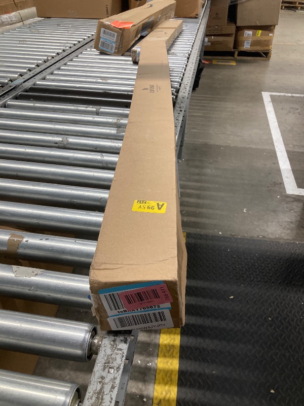 Photo 1 of 1 Inch Curtain Rods 72 to 144 Inches (6 to 12 ft) Telescoping Single Drapery Rod, USFOOK Heavy Duty Curtain Rods for Windows with Silver Decorative Translucent Finials