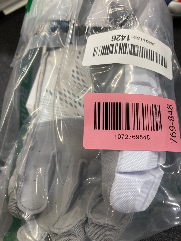 Photo 1 of ***ONLY 1 GLOVE***STX Lacrosse Surgeon RZR 2 Gloves, White Medium***ONLY 1 GLOVE***