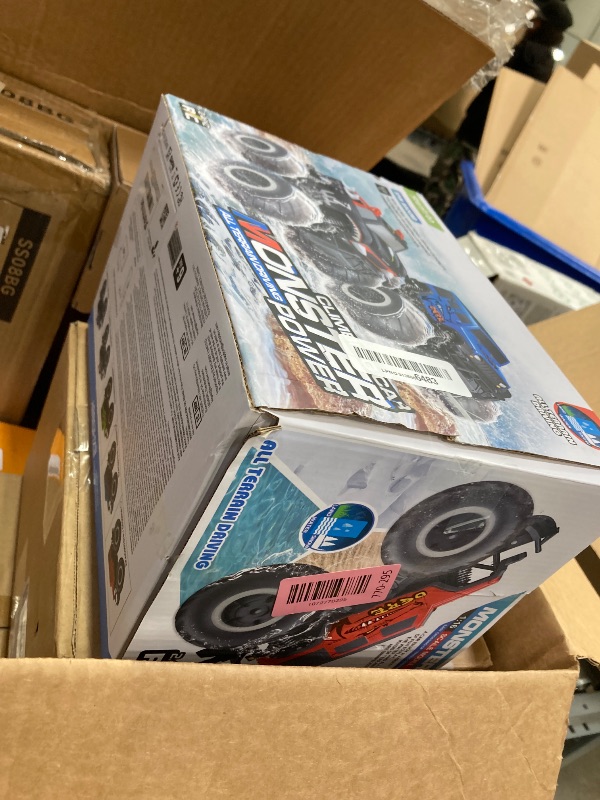 Photo 1 of **PARTS ONLY***STEMTRON Amphibious Remote Control Car Toys for Boys 2.4GHz 1:16 All Terrain Off-Road RC Car Waterproof RC Monster Truck Kids Pool Toys Remote Control Boat Gifts for Kids Boys