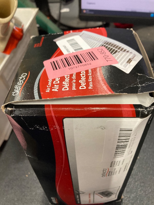 Photo 1 of ***CRACKED***Deflecto Adjustable Air Deflector, 10"x 14" (40)***CRACKED***