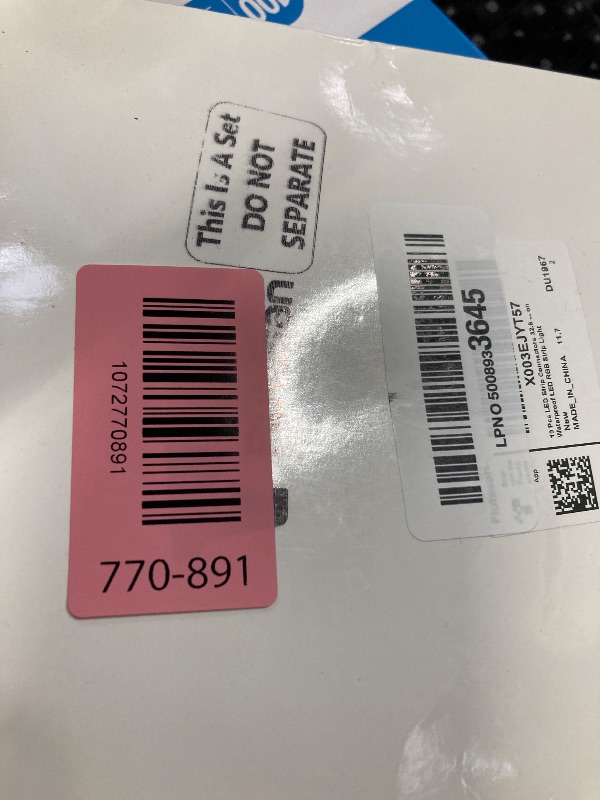 Photo 1 of 10 Pcs LED Strip Connectors 32.8ft RGB Extension Cable Wire Cord Kit Transparent Solderless Track Lighting Connector for Waterproof or Non Waterproof LED RGB Strip Light