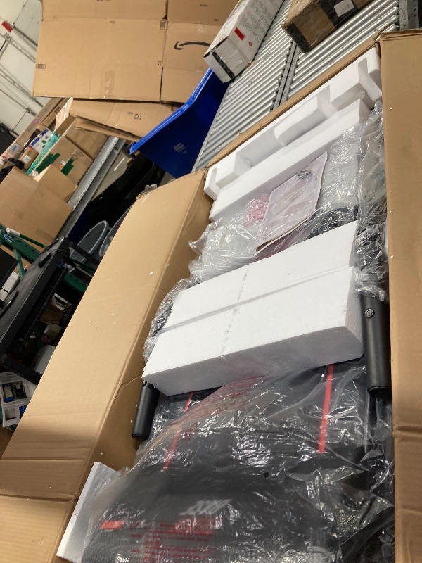 Photo 1 of **missing parts SereneLife Electric Folding Treadmill - Foldable Home Fitness Equipment for Walking & Running, Indoor Home Cardio Machine with Downloadable App, Safety Key, 12 Training Modes, Bluetooth Connectivity