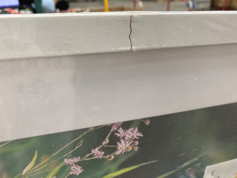 Photo 1 of **CRACKED FRAME**ALLUCKYAN 20x24 White Picture Frame Mat for 16x20 Photo Wall Mounting Poster Frame-1pcs