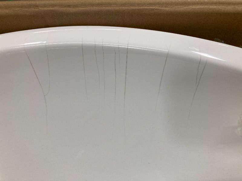 Photo 1 of **NOT FREESTANDING**



SIMILAR TO WOODBRIDGE 59" Acrylic Bathtub Contemporary Soaking White Tub with Matte Black Overflow and Drain?B0016 -MB-Drain &O