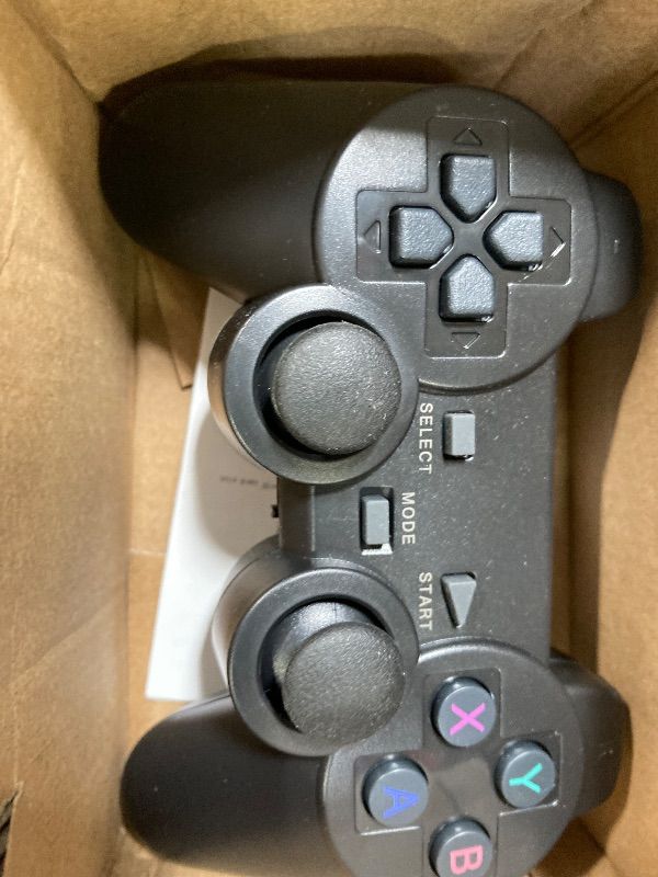 Photo 1 of **MISSING PARTS/ONLY ONE CONTROLLER***Retro Game Console, Retro Gaming Console, Wireless Retro Game Console, Plug & Play Video TV with 25200+ Built-in Games, 4K HDMI Output, and 2.4GHz Wireless Controller, 9 Classic Emulators (Black)