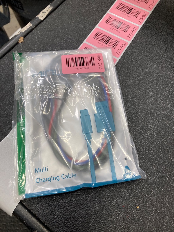 Photo 1 of ***THERE IS ONLY 1 INCLUDED*1 MISSING***6 in 1 Multiple Charging Cable, 2Pack 6Ft Multi Chargers Cord for All Devices Braided USB A/C to Lightning/Type C/Micro USB Ports Universal Charger Cable for iPhone Series/Samsung/Tablets/PS and More***THERE IS ONLY