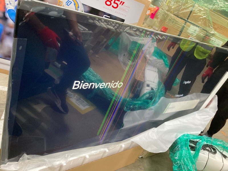 Photo 1 of **Returns and refunds are not accepted.**TCL 85-Inch Class S5 4K UHD LED Smart TV with Google TV (85S551G, 2024 Model), Google Assistant Built-in with Voice Remote, Compatible with Alexa, Streaming Television