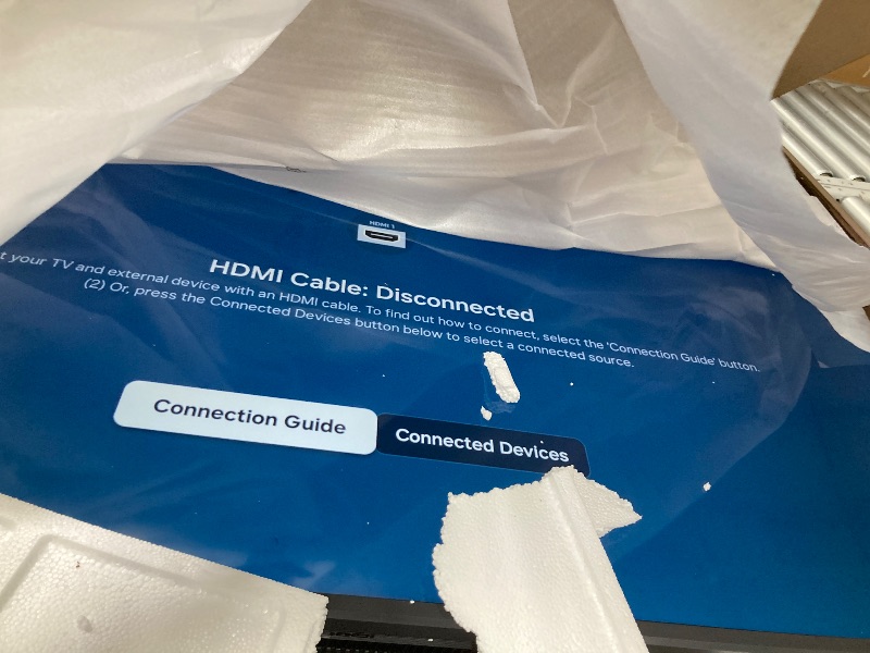 Photo 1 of **NO RETURNS NO REFUNDS/DAMAGED SCREEN/PARTS ONLY***Samsung 50-Inch Class Crystal UHD U8000F 4K Smart TV (2025 Model) Endless Free Content, Crystal Processor 4K, MetalStream Design, Knox Security, Alexa Built-in