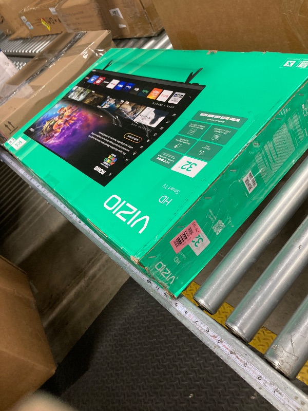 Photo 1 of **NO RETURNS NO REFUNDS/PARTS ONLY****32" Class HD LED Smart TV - VHD32M-0807 - Black
VIZIO 32-inch HD Smart TV 720p LED w/Alexa Compatibility, Google Cast Built-in, Bluetooth Headphone Capable (VHD32M-08, New)