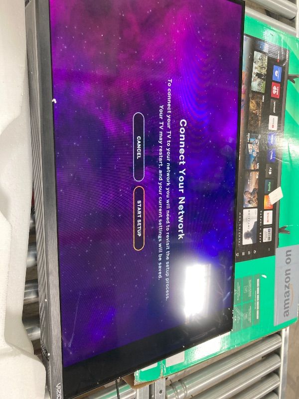 Photo 1 of **NO RETURNS NO REFUNDS/PARTS ONLY****32" Class HD LED Smart TV - VHD32M-0807 - Black
VIZIO 32-inch HD Smart TV 720p LED w/Alexa Compatibility, Google Cast Built-in, Bluetooth Headphone Capable (VHD32M-08, New)