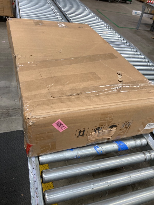 Photo 1 of ***Open to show****
***Factory seal***

Tribesigns Rectangular Bar and Pub Table, 160 cm High, with Metal Footrest – Rectangular Dining Table for Kitchen or Industrial-Style Bar