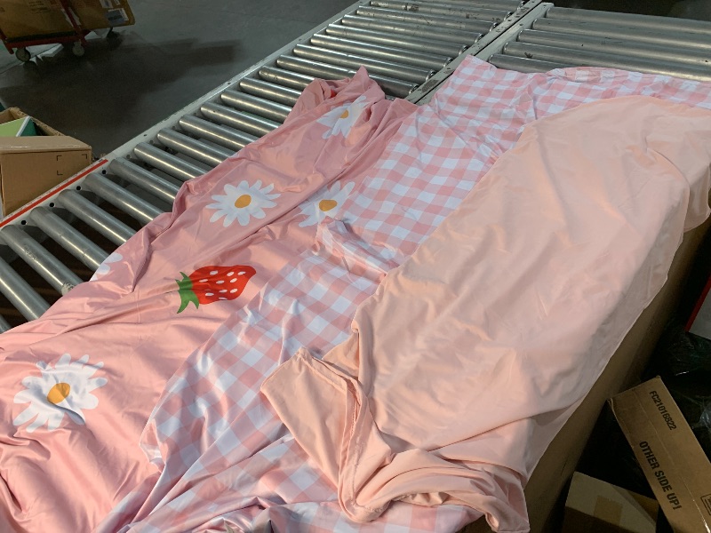 Photo 1 of ***STOCK PHOTO FOR REFERENCE ONLY***SEE PICTURES**JarThenaAMCS 3 Pcs Strawberry Theme Arch Backdrop Covers Pink Plaid Arch Stand Fabric Cover for Birthday Baby Shower Gender Reveal Party Decoration (4ft/5ft/6ft)