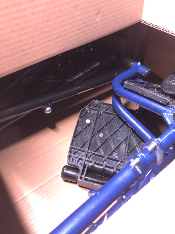 View 2 of ***MISSING PARTS***
Drive Medical BTR20-B Bariatric Heavy Duty Transport Wheelchair, Blue