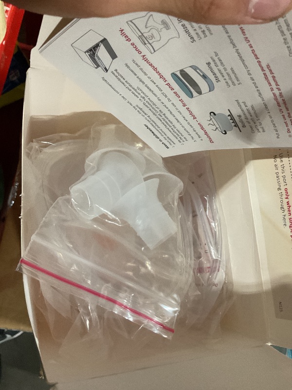 Photo 1 of ***FACTORY SEALED - OPENED FOR INSPECTION***Nenesupply Handsfree Wearable Breastmilk Collection Cara Cups Caracups Compatible with Spectra S1 S2 9 Plus Breast Pumps 24mm Silicone Flanges Replacement for Spectra Pump Parts 19 21mm Inserts