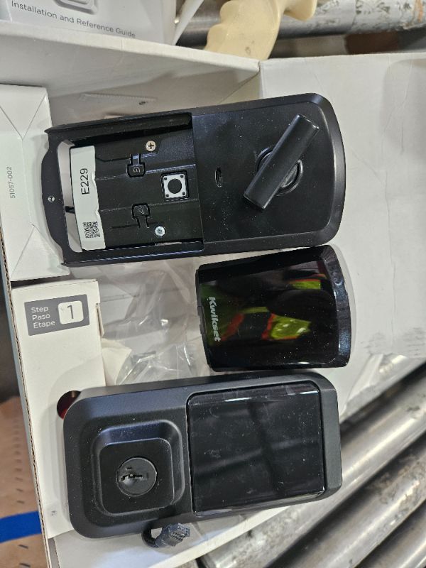 Photo 1 of ************FOR PARTS ONLY- MISSING PARTS***************
Kwikset Halo Wi-Fi Smart Lock, Keyless Entry Front Door Touchscreen Deadbolt, Matte Black Finish, Grade AAA Certified, UL Listed, Easy Install No Hub, App Control