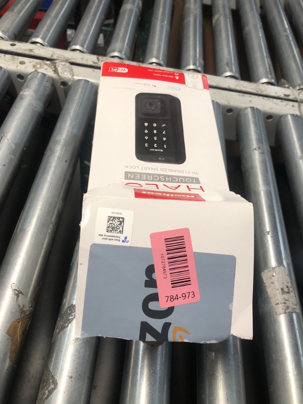 Photo 1 of ************FOR PARTS ONLY- MISSING PARTS***************
Kwikset Halo Wi-Fi Smart Lock, Keyless Entry Front Door Touchscreen Deadbolt, Matte Black Finish, Grade AAA Certified, UL Listed, Easy Install No Hub, App Control