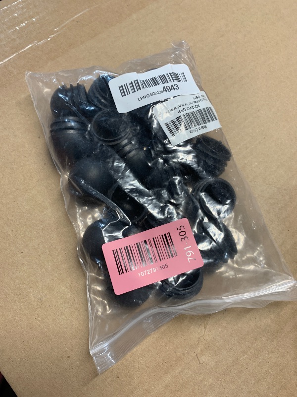 Photo 1 of (1-1/4 inch (32mm) Plastic End Caps Plugs, 20Pcs Chair Leg Inserts for Metal Legs Round Tube Inserts Chair Leg Glide Furniture Protectors, Black