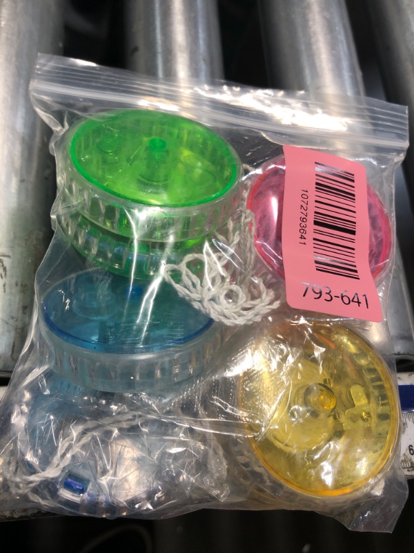 Photo 1 of ***DAMAGED - SEE NOTES/PICTURES*** Bioristar LED Light Up Yo Yo Yoyo for Kids Beginner Yo Yo 4 Pack (4 Pack LED Light Up Yo Yo)