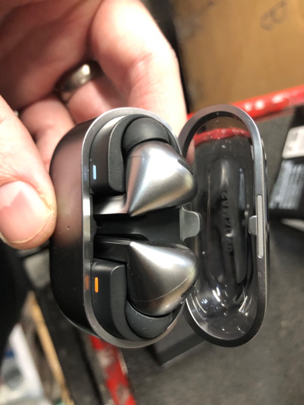 Photo 1 of ***FOR PARTS ONLY, NONFUNCTIONAL***Samsung Galaxy Buds 3 Pro AI True Wireless Bluetooth Earbuds, Noise Cancelling, Sound Optimization, Redesigned Comfort Fit, Silver [US Version, Amazon Exclusive, 2Yr Warranty]