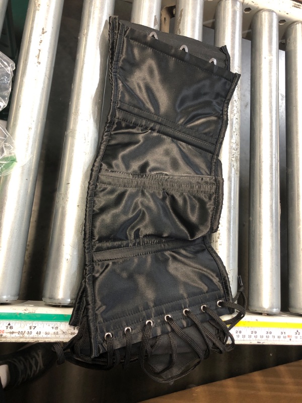 View 3 of ***STOCK PHOTO FOR REFERENCE ONLY*** Women Lace-Up Corset Belt Wide Elastic Waist Belt Snap Buckle Stretchy Waistband Cinch Belt For Dress Jumpsuit Coat 3XL