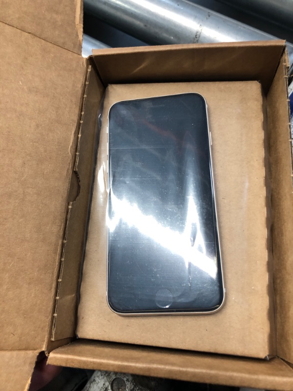 Photo 1 of *** LOCKEDTO PREVIOUS OWNER *** Apple iPhone SE 3rd Gen, 128GB, Starlight - Unlocked (Renewed)