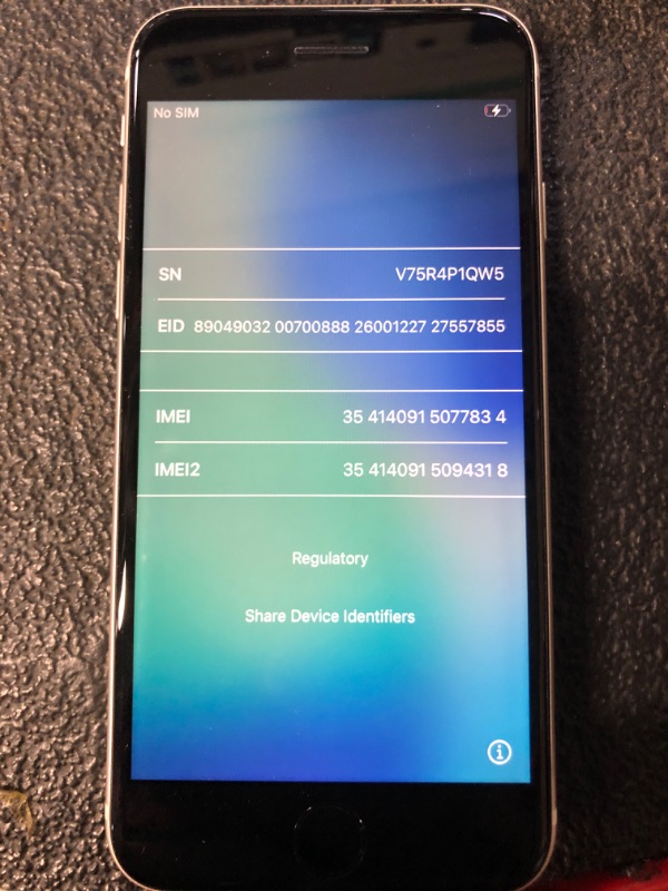 Photo 1 of *** LOCKEDTO PREVIOUS OWNER *** Apple iPhone SE 3rd Gen, 128GB, Starlight - Unlocked (Renewed)