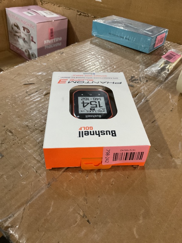 Photo 1 of ***FACTORY SEALED***
Bushnell Golf Phantom 3 Slope GPS – Handheld, Touchscreen, Slope-Adjusted Distances, 38,000+ Courses & Magnetic Cart Mount, Orange