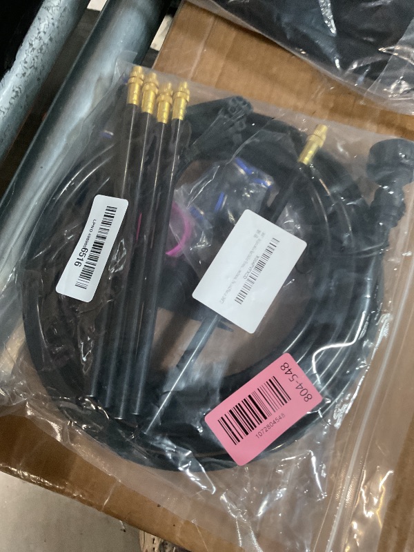Photo 1 of ***MISSING PARTS***
360° Automatic Drip Irrigation Kit - 5/16'' Tubing, Adjustable Universal Spray Nozzle, Copper Atomizing System for Garden/Lawn/Greenhouse - Multi-Directional Rotation, Quick Connectors, 16FT