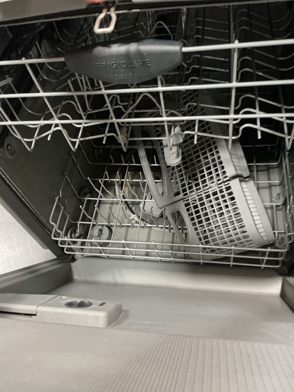 View 4 of ***DAMAGED DURING TRANSIT - TRUCK/TRAILER PICKUP ONLY***Frigidaire Gallery 24-in Top Control Built-in Dishwasher ( Smudge-Proof Stainless Steel ) , OrbitClean , 52-Decibel