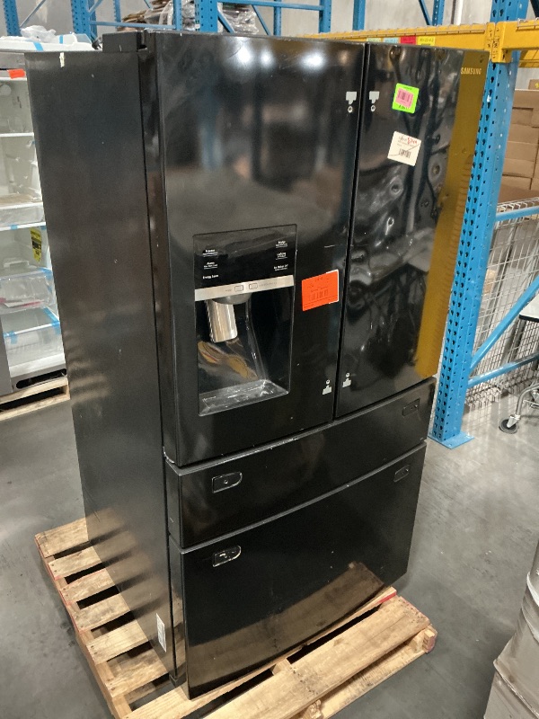 View 2 of ***DAMAGED DURING TRANSIT - TRUCK/TRAILER PICKUP ONLY***Samsung rf28hmedbsr French Door Refrigerator