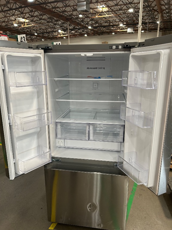 Photo 1 of ***SEE NOTES*** Samsung 22 cu. ft Stainless French Door Refrigerator rf22a4221sr