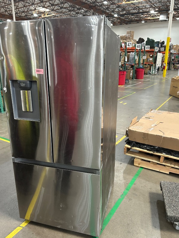 Photo 1 of ***SEE NOTES*** Samsung 22 cu. ft Stainless French Door Refrigerator rf22a4221sr