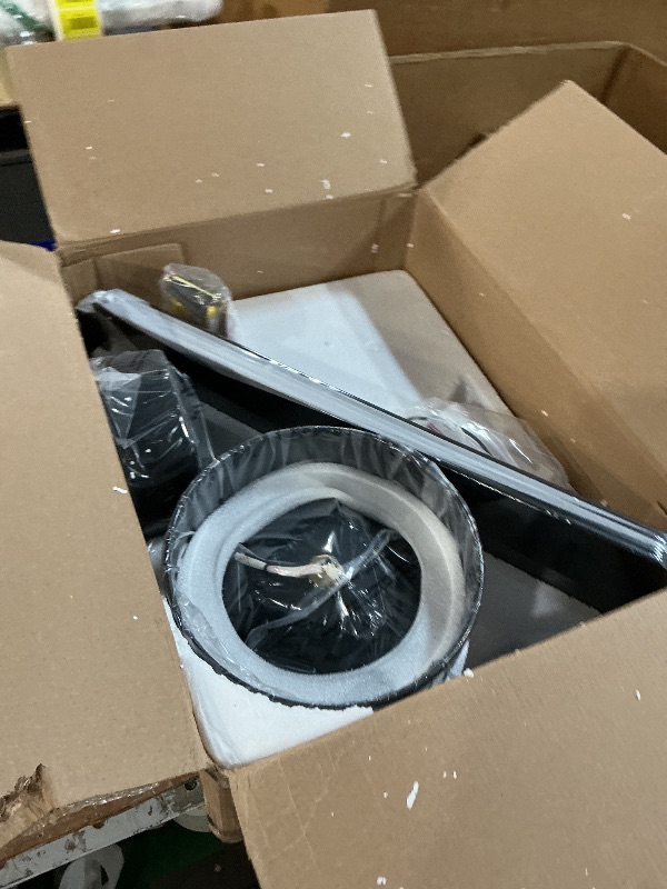 Photo 1 of ***PARTS ONLY***
Fanbulous 48 Inch Ceiling Fans with Lights and Remote,Indoor Modern Flush Mount Ceiling Fan with 3CCT 6-Speed Quiet DC Motor,Small Low Profile Ceiling Fan for Bedroom Living Room Office(Black RGB)