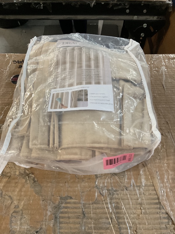 Photo 1 of ***MISSING PARTS***
102 Inch Long Camel Custom Velvet Curtains for Living Room Bedroom Beige Elegant Luxury Pinch Pleated Blackout Drapes Floor Length Room Rivider Privacy Thick Window Panels,Home Decor 2 Panels Set